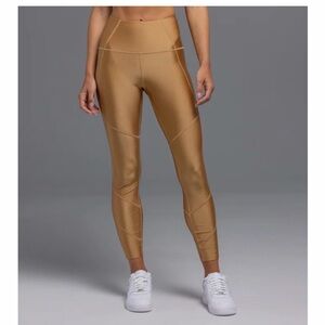 NWT Greyson Divinia Legging Caramel Gold Color Small